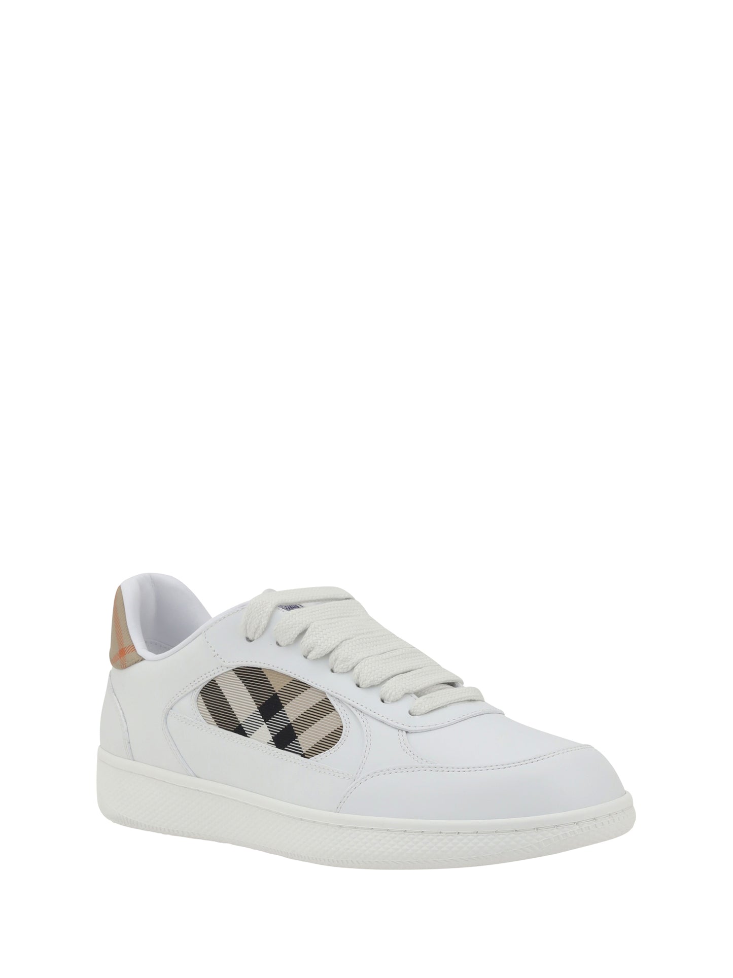 Leather Sneakers White/Sand