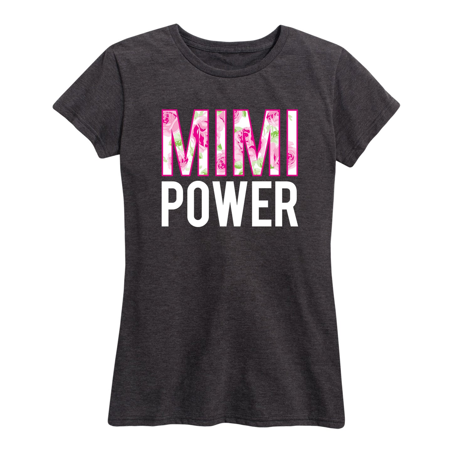 Instant Message - Mimi Power Floral - Women's Short Sleeve Graphic T-shirt