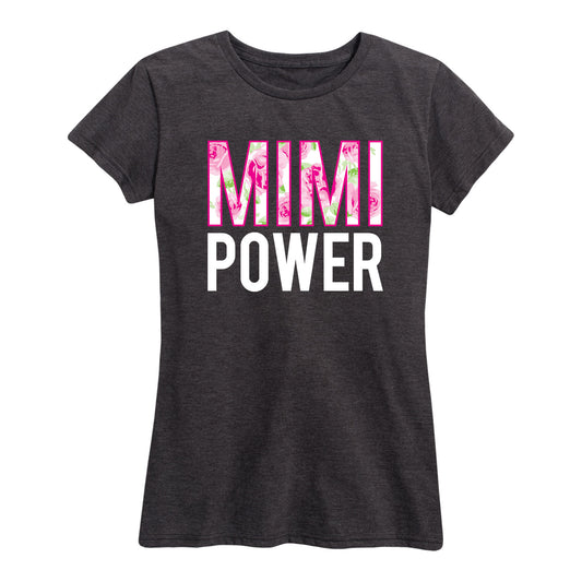 Instant Message - Mimi Power Floral - Women's Short Sleeve Graphic T-shirt