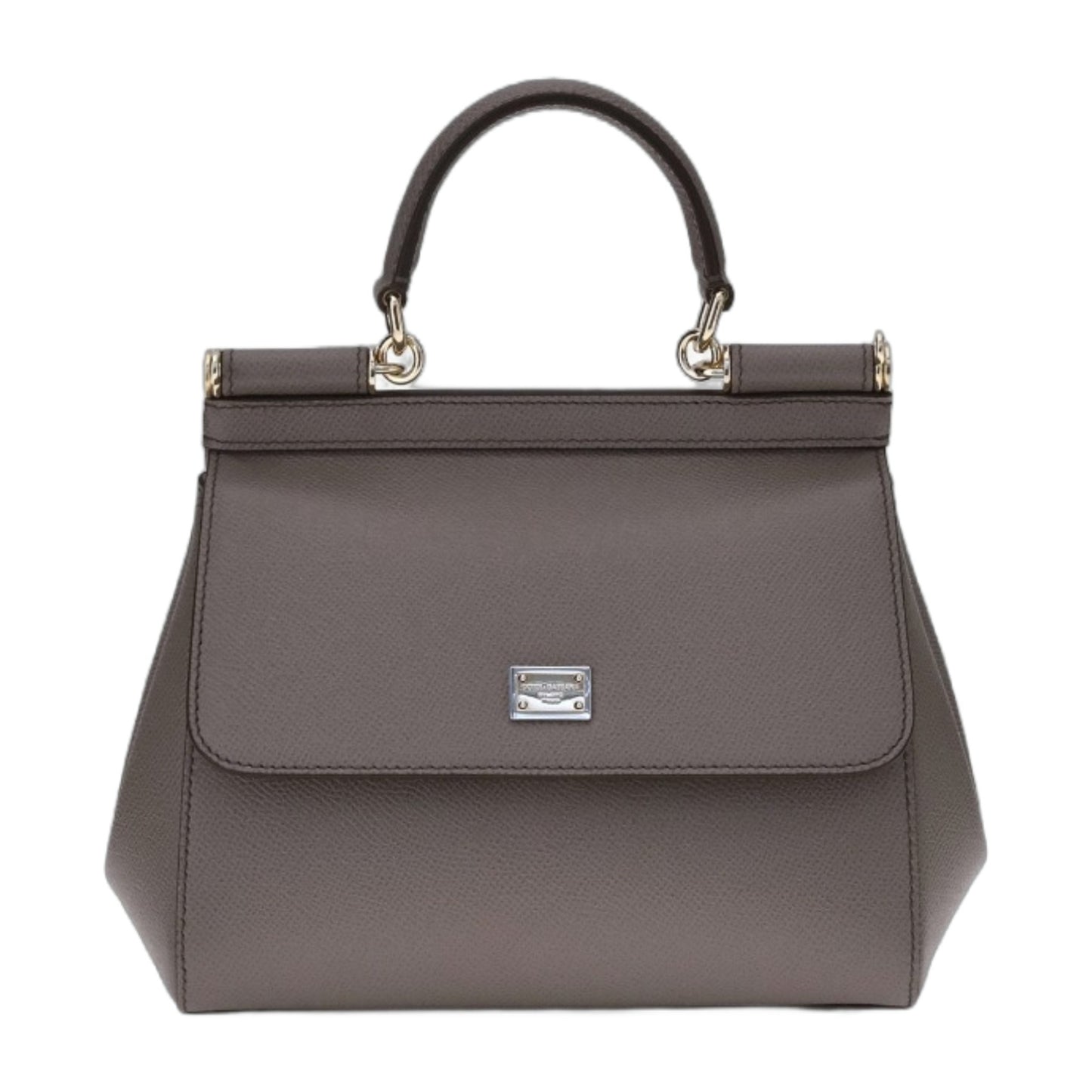 Leather Handbag Taupe