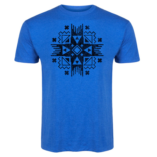 Country Casuals - Southwestern Cross Design - Men's Short Sleeve Graphic T-Shirt