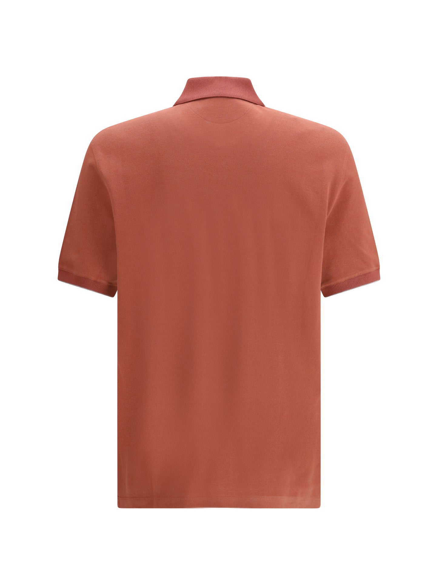 Polo Shirt Coral/Grey
