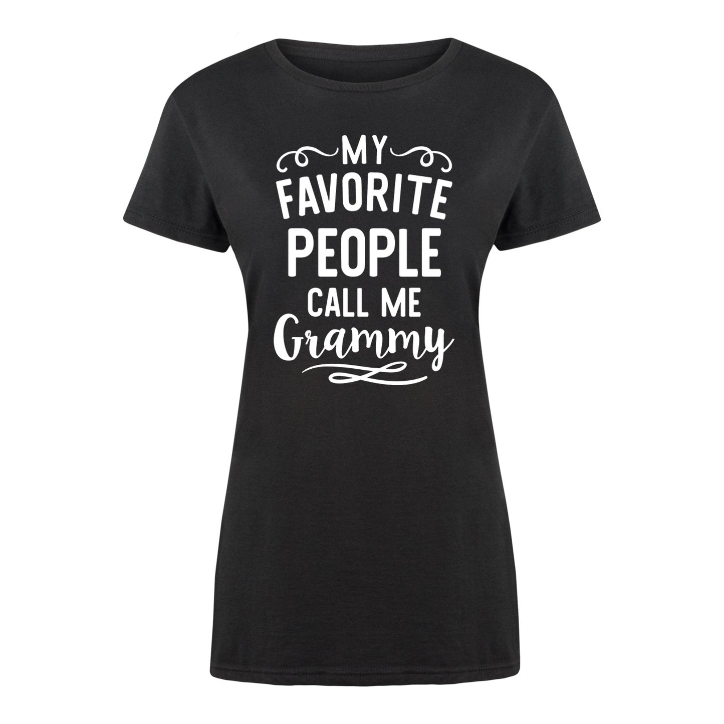Instant Message - My Favorite People Grammy - Women's Short Sleeve Graphic T-Shirt