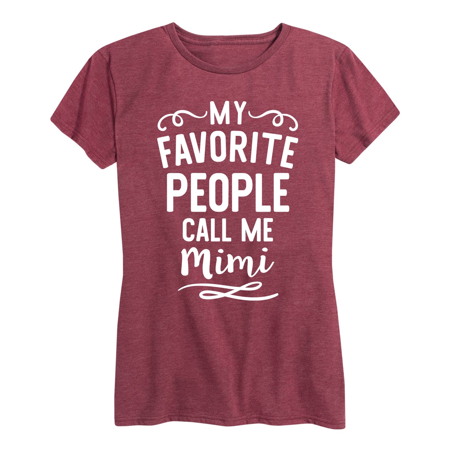 Instant Message - My Favorite People Mimi - Women's Short Sleeve Graphic T-Shirt