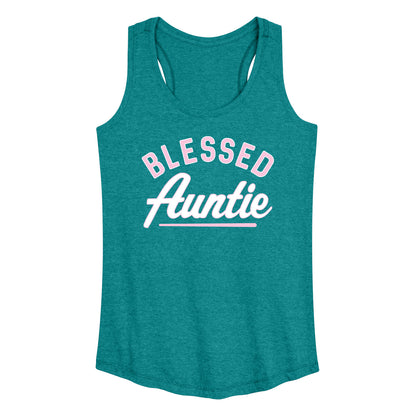 Instant Message - Best Auntie - Women's Racerback Tank Top