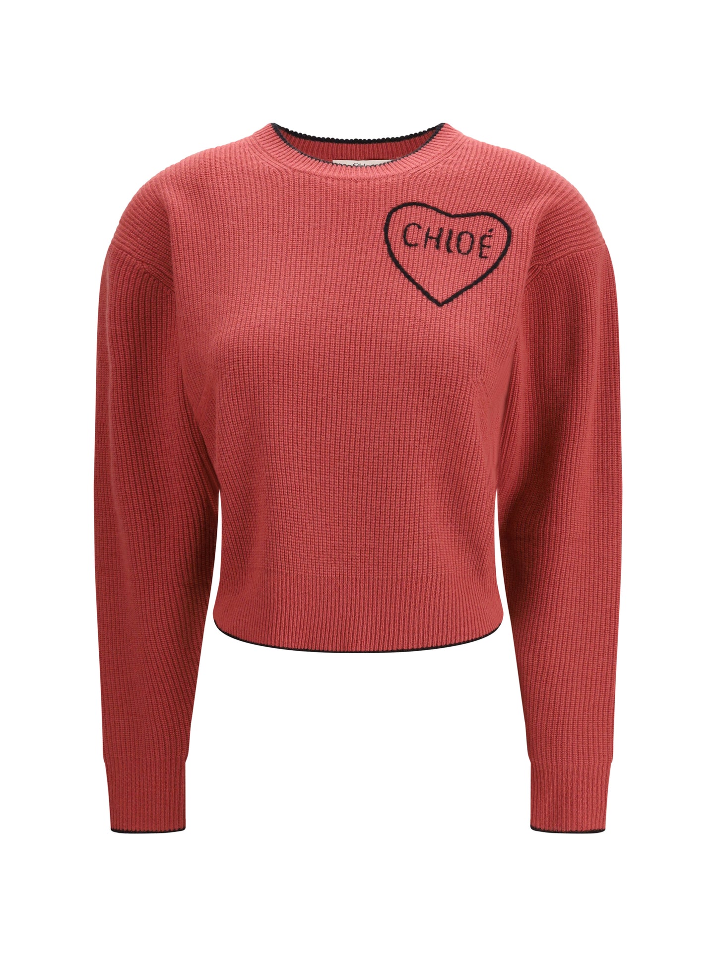 Cropped Pullover Coppery Pink