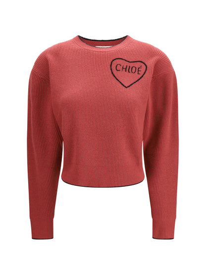Cropped Pullover Coppery Pink