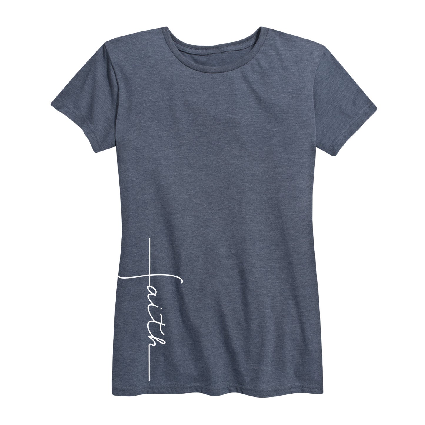 Instant Message - Faith Cross - Women's Short Sleeve Graphic T-Shirt