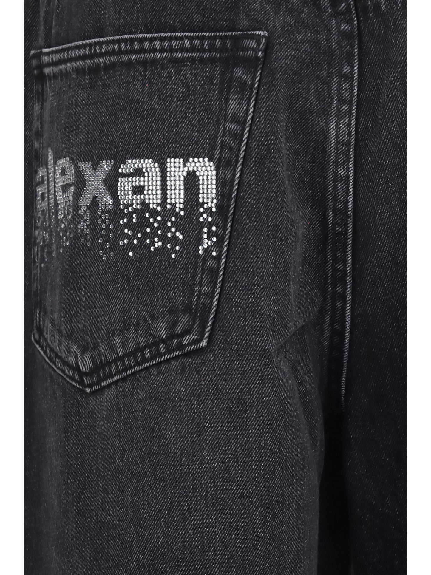 Jeans Crystal Balloon Grey Aged