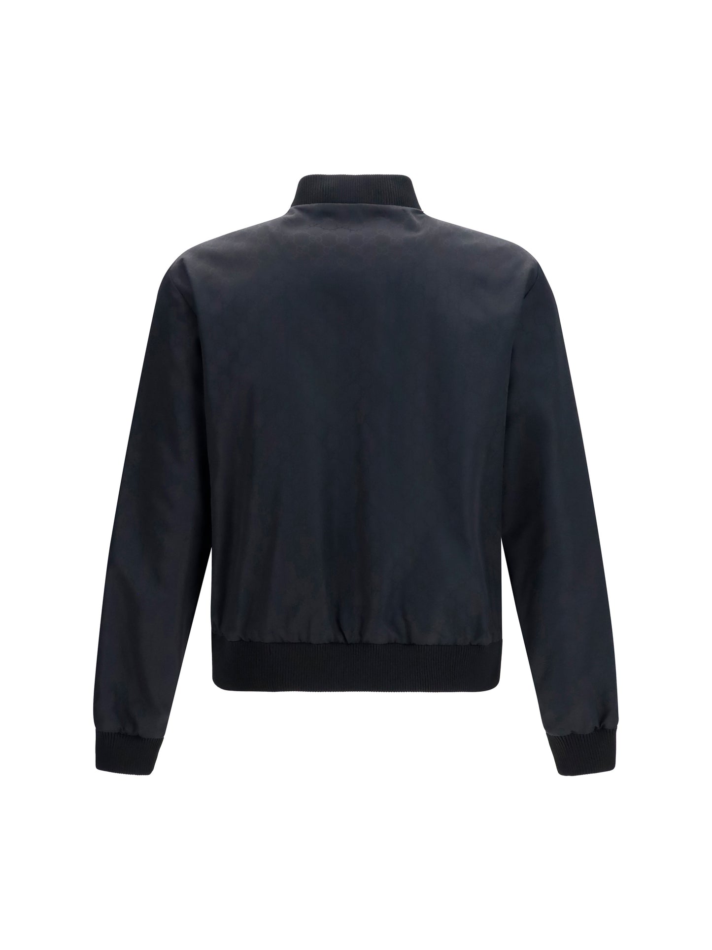 Jacket Reversible Zip Silk Faille Black