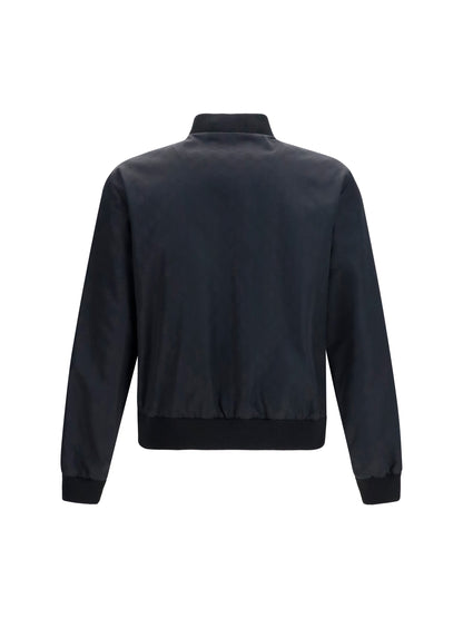 Jacket Reversible Zip Silk Faille Black
