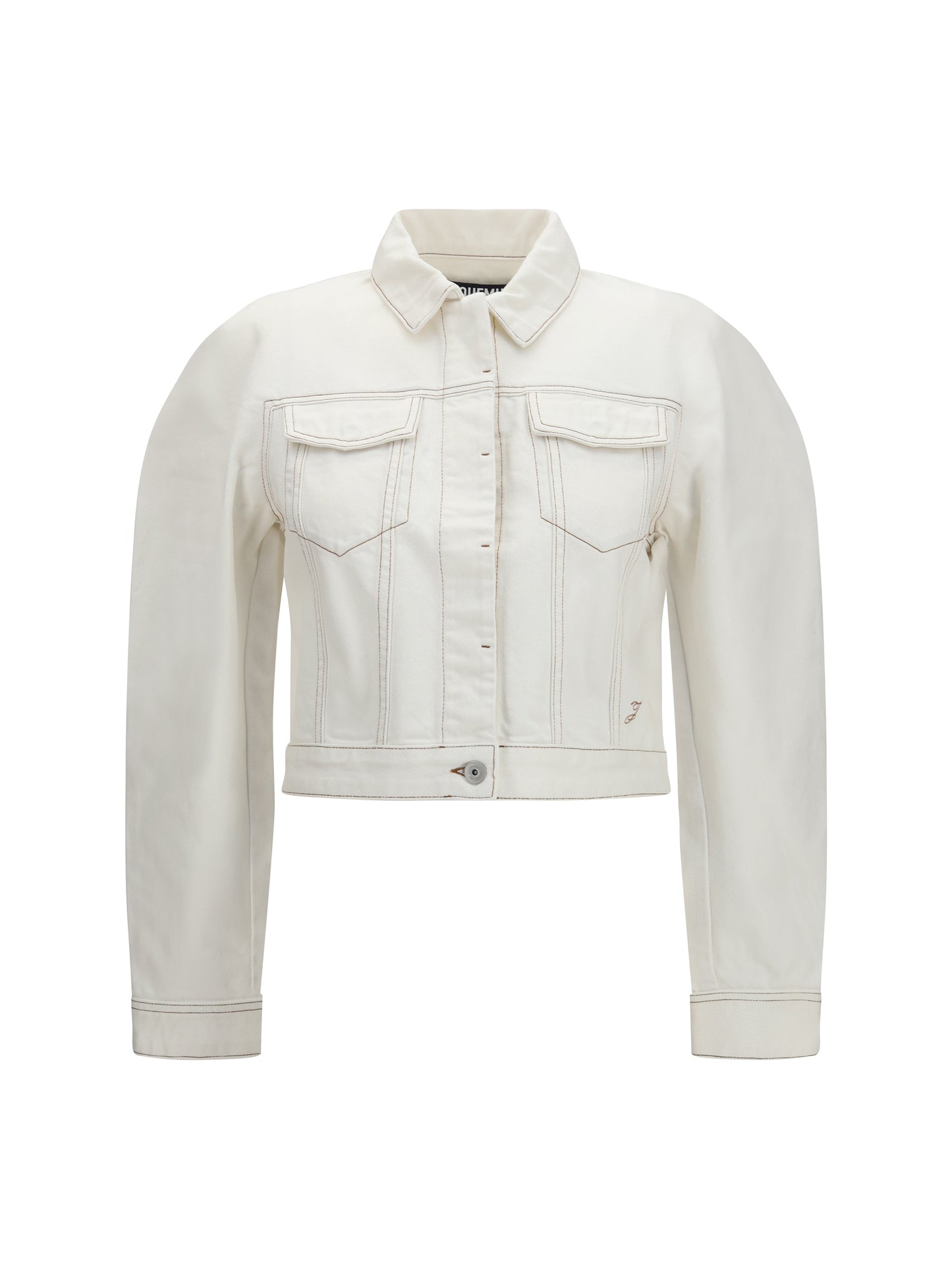 Denim Jacket Ovalo Off-White/Tabac