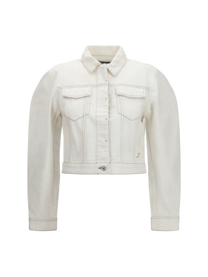 Denim Jacket Ovalo Off-White/Tabac
