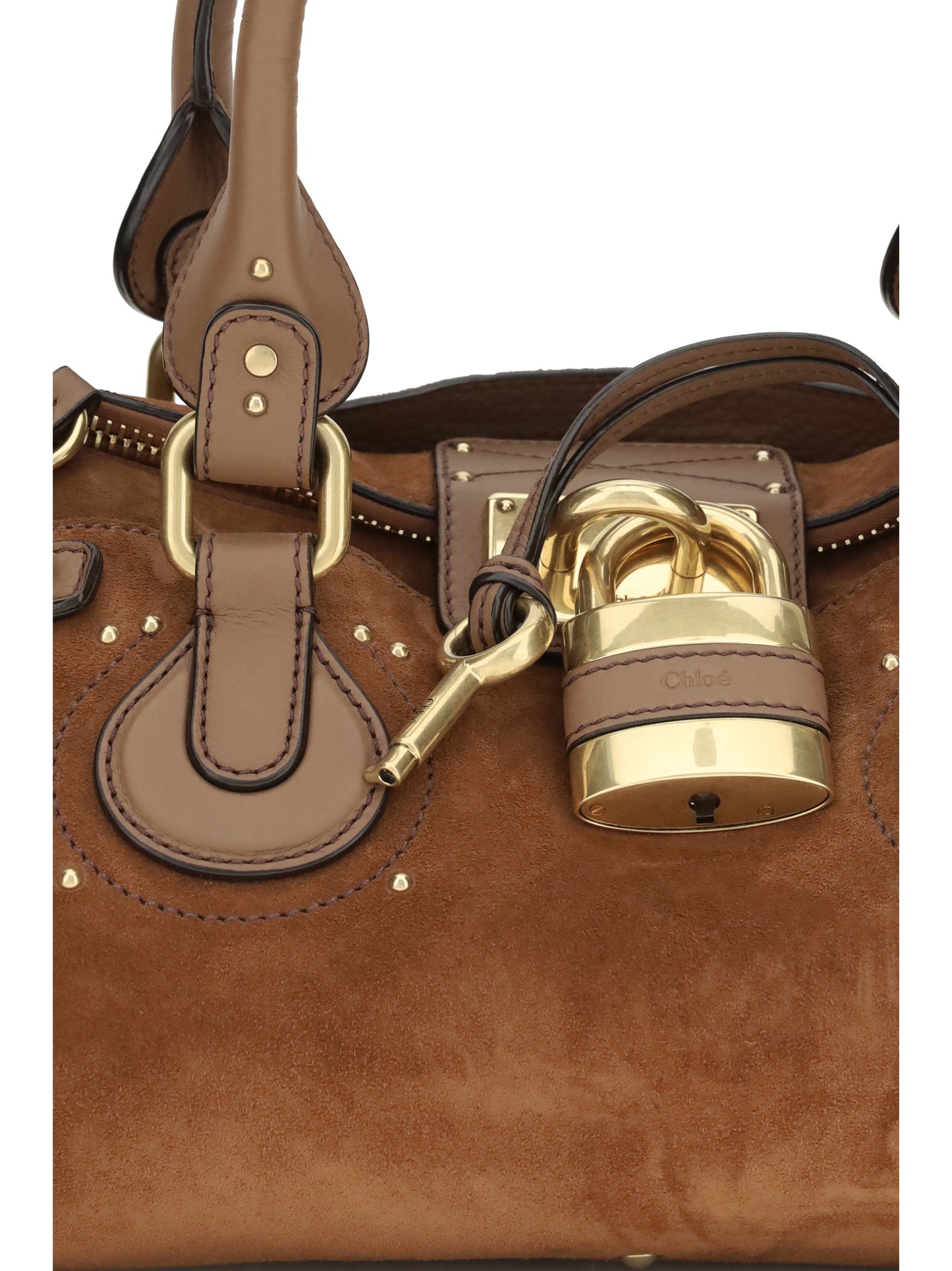 Handbag Paddington Suede Vintage Brown