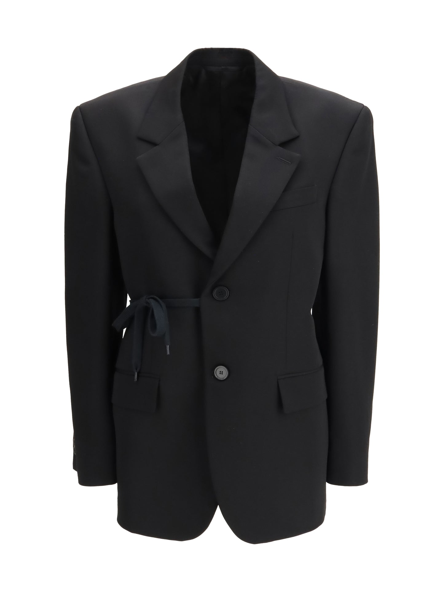 Tailored Jacket Barathea Wool Black