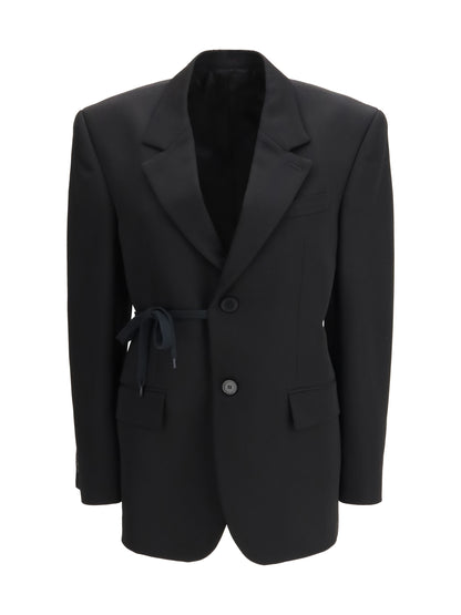 Tailored Jacket Barathea Wool Black