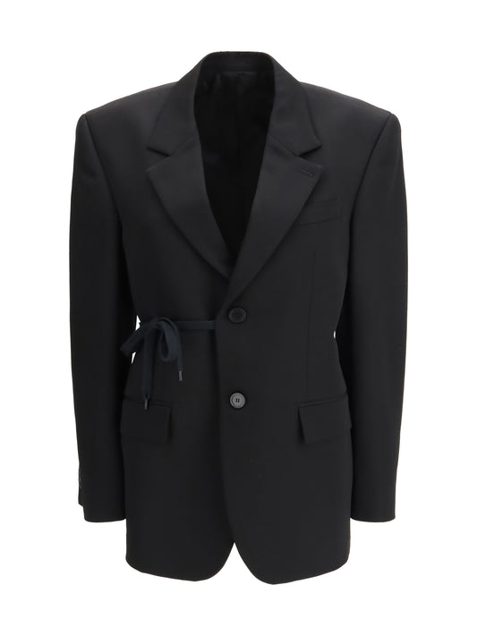 Tailored Jacket Barathea Wool Black