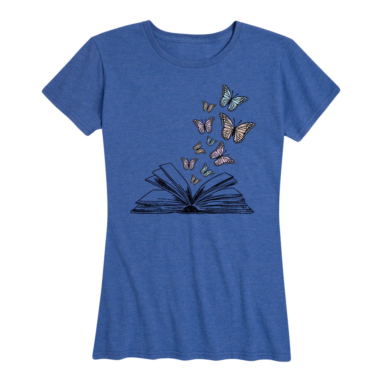 Instant Message - Butterfly Book - Women's Short Sleeve Graphic T-shirt