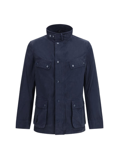 Casual Jacket Duke Navy Cotton