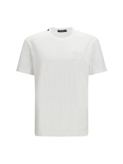 Cotton T-Shirt With Patch Optical White