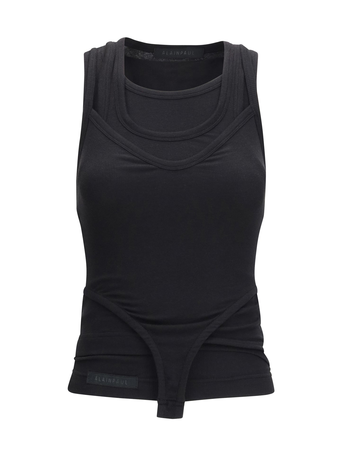 Tank Top Multi-Layer All Black