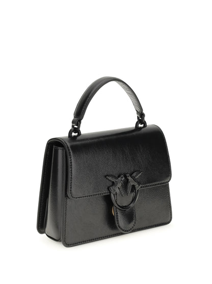 Top-Handle Mini Handbag Love One Black