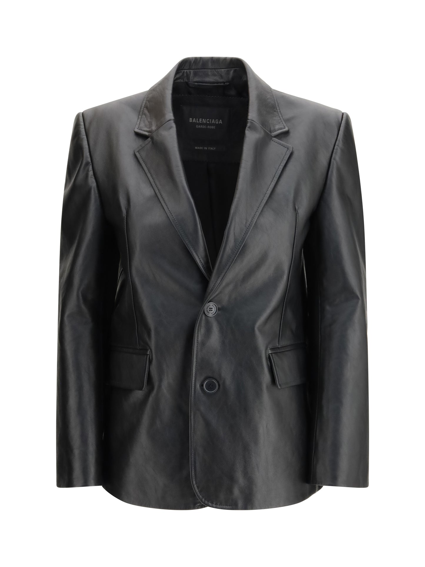 Jacket Standard Black Calf Leather