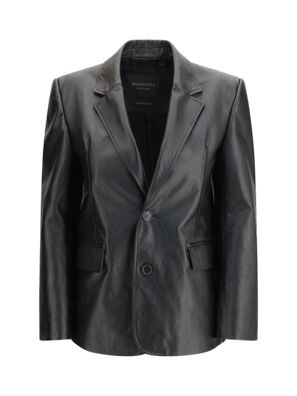 Jacket Standard Black Calf Leather