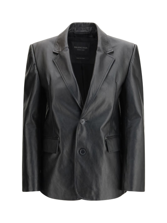 Jacket Standard Black Calf Leather