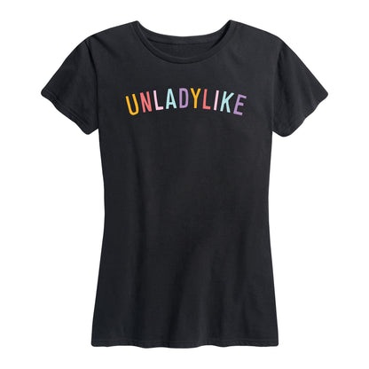 Instant Message - Unladylike - Women's Short Sleeve Graphic T-Shirt