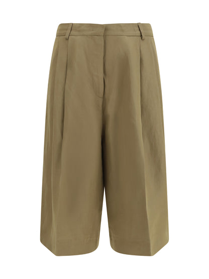 Pleated Pants Viscose Taupe