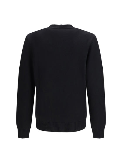 Wool Pullover Black/Hazelnut
