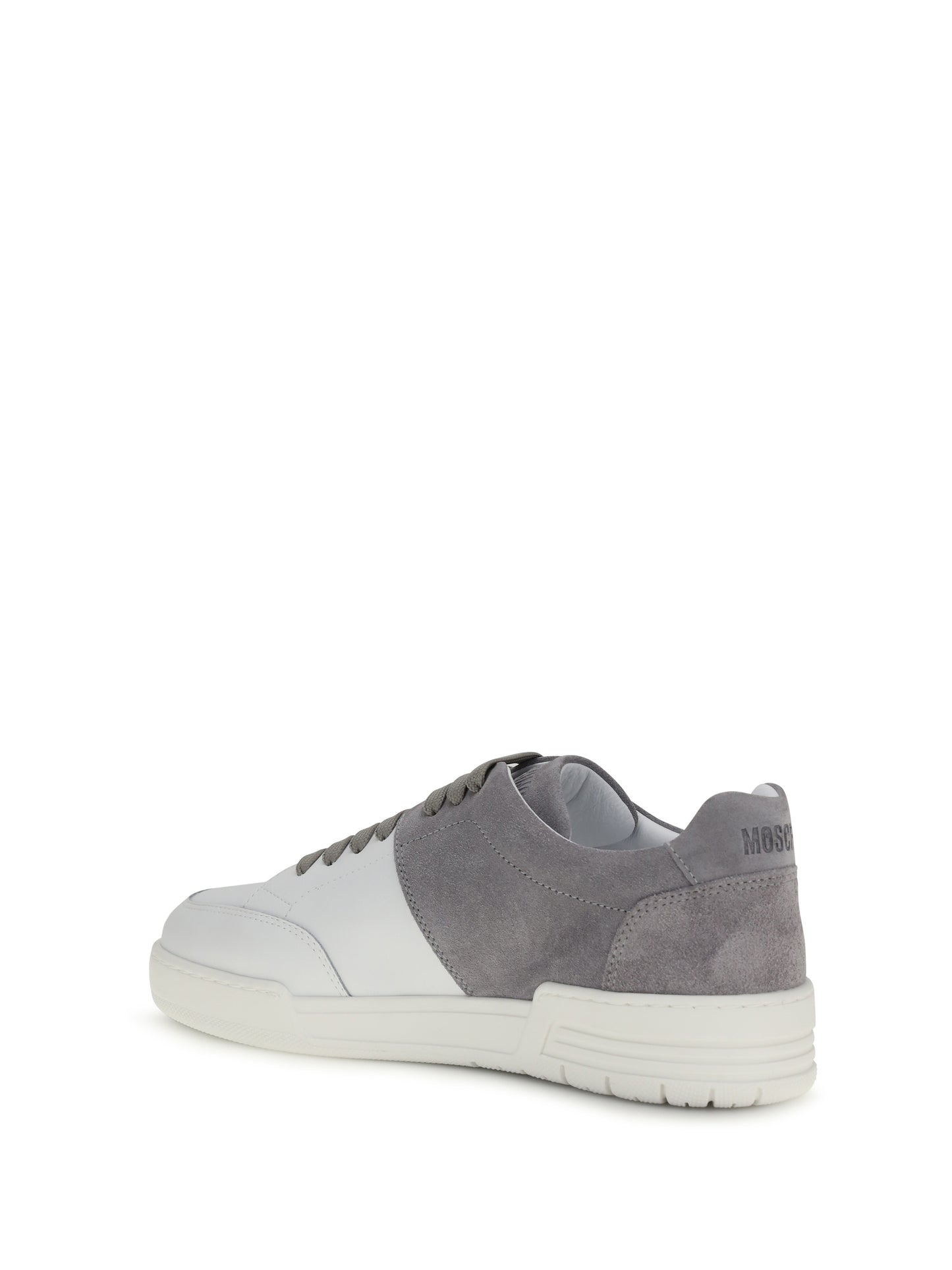 Leather Sneakers Grey/White/Black