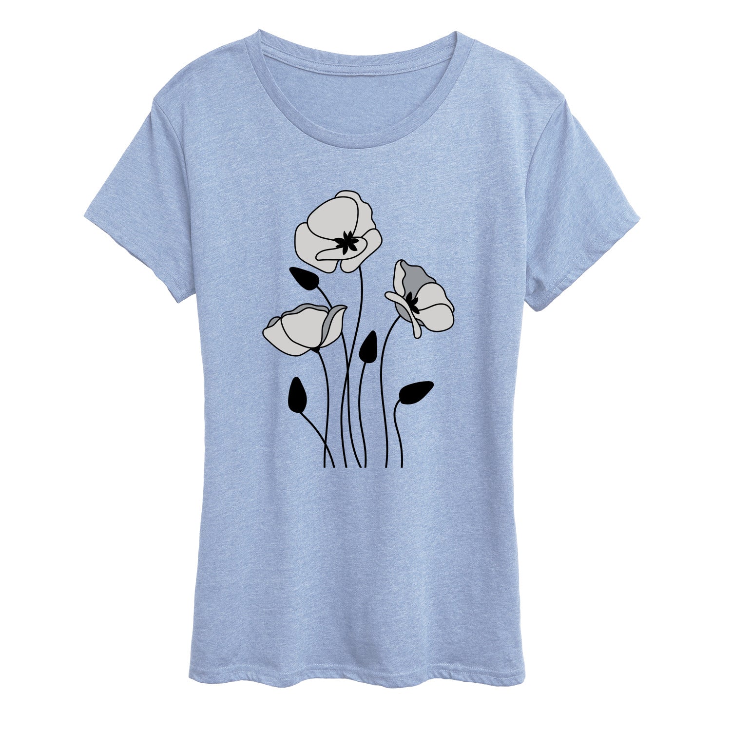 HEATHER CHAMBRAY BLUE-