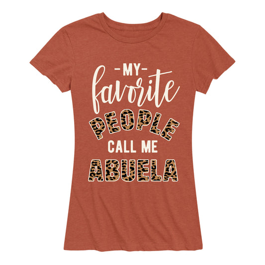 Instant Message - Favorite People Abuela - Women's and Women's Plus SIze Short Sleeve T-Shirt