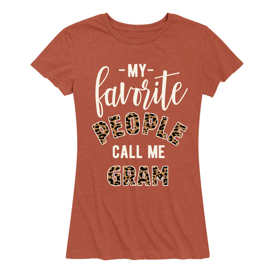 Instant Message - Favorite People Gram - Women's and Women's Plus SIze Short Sleeve T-Shirt