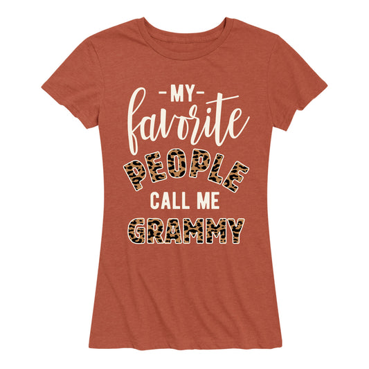 Instant Message - Favorite People Grammy - Women's and Women's Plus SIze Short Sleeve T-Shirt