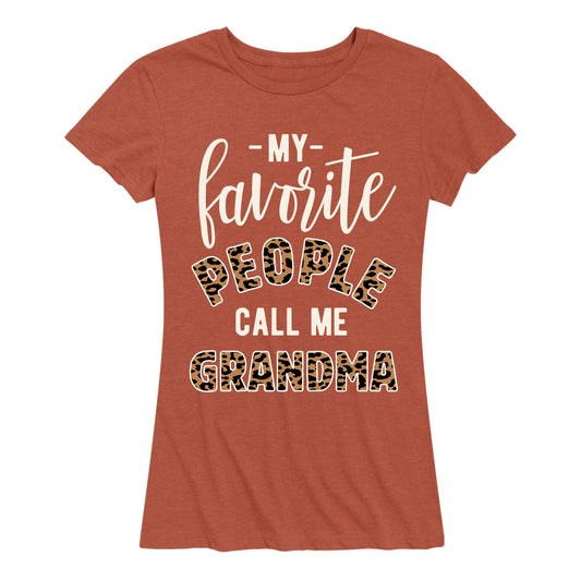 Instant Message - Favorite People Grandma - Women's and Women's Plus SIze Short Sleeve T-Shirt
