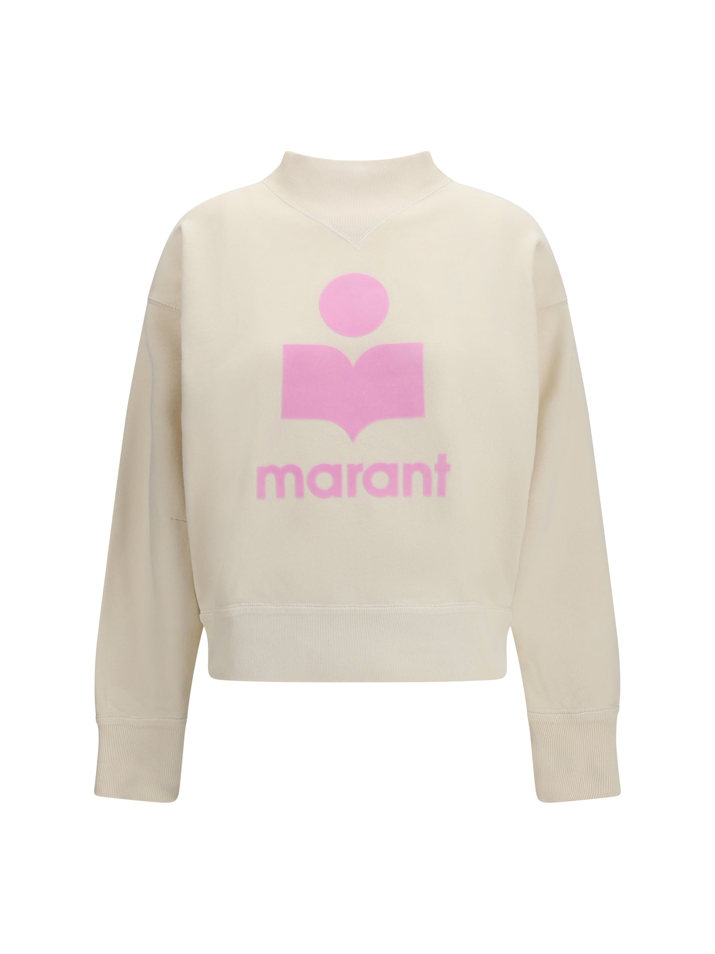Sweatshirt Moby Ecru/Pink