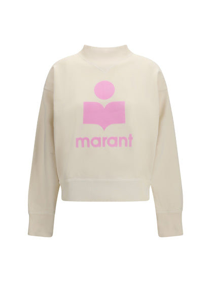 Sweatshirt Moby Ecru/Pink