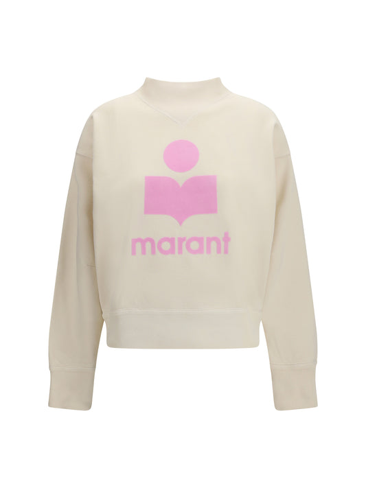 Sweatshirt Moby Ecru/Pink