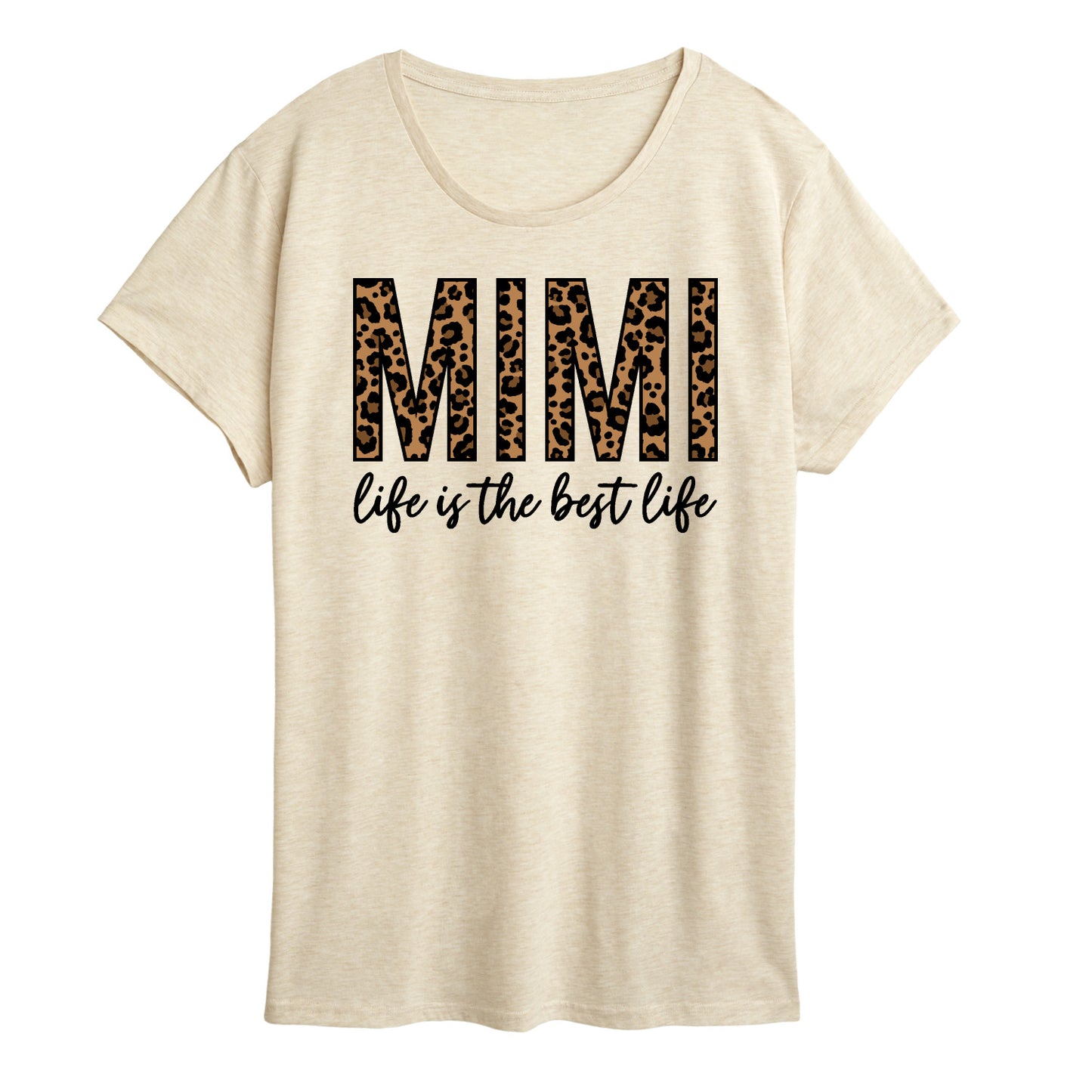 Instant Message - Mimi Life Is The Best Life - Women's Short Sleeve Graphic T-Shirt