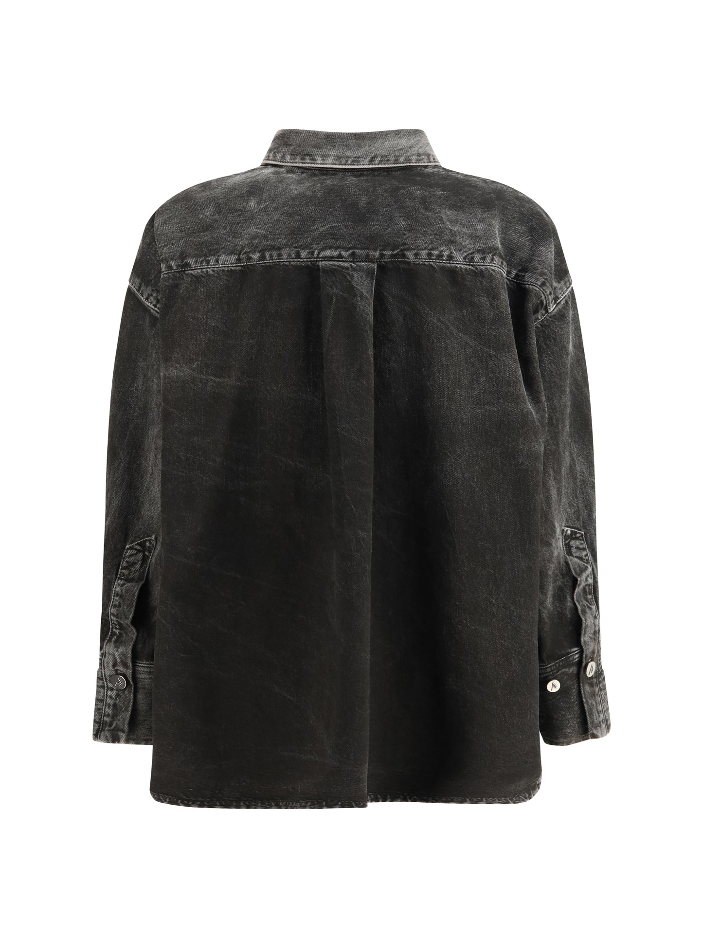 Denim Shirt Black/White
