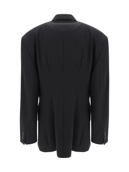 Blazer Jacket Black Wool
