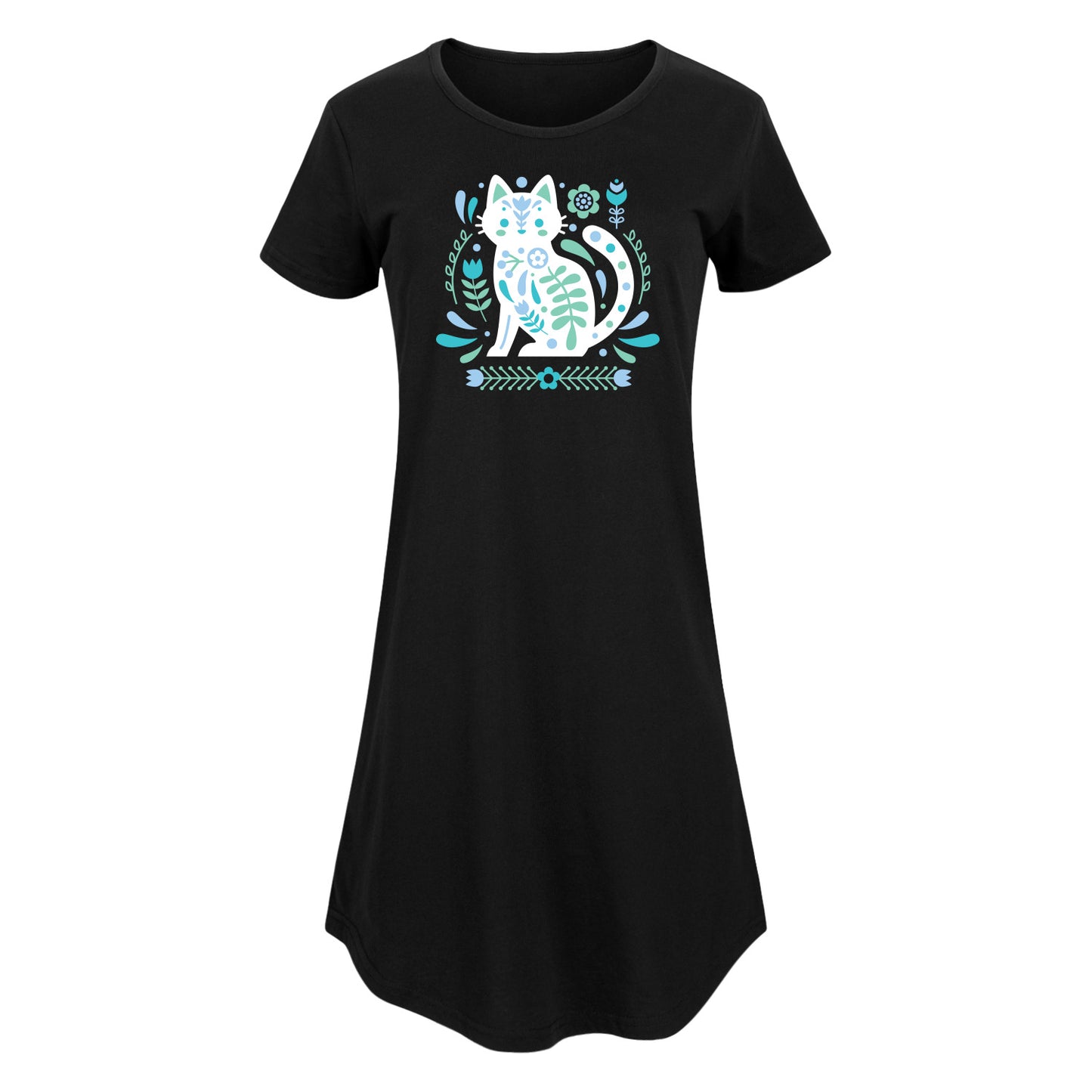 Instant Message - Scandinavian Cat - Women's Any Way Dress