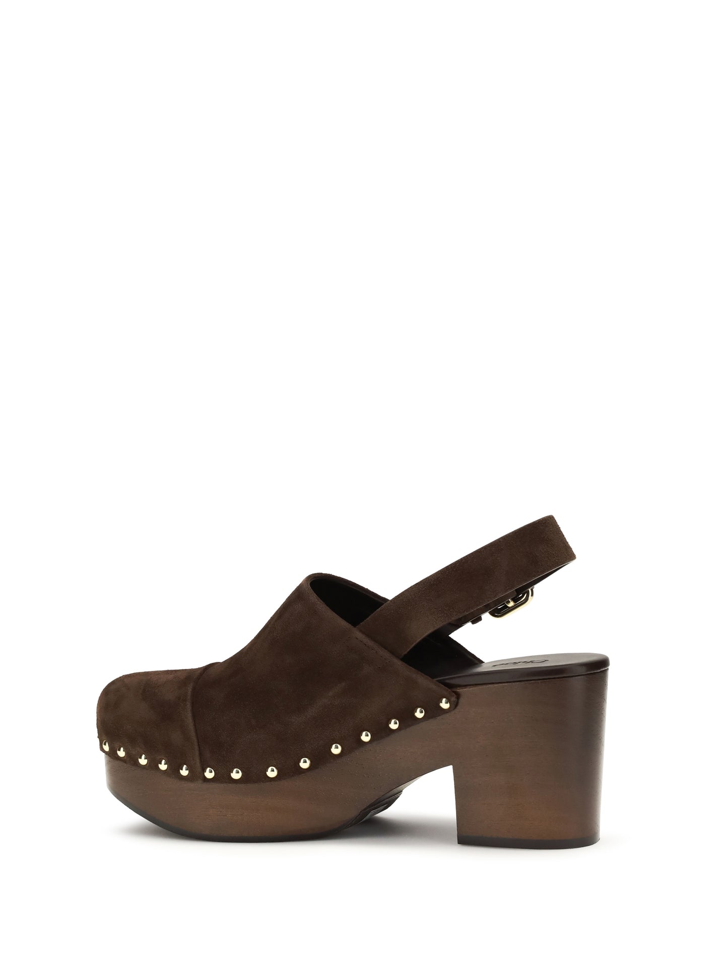 Wedge Clogs Jeannette Chocolate Brown