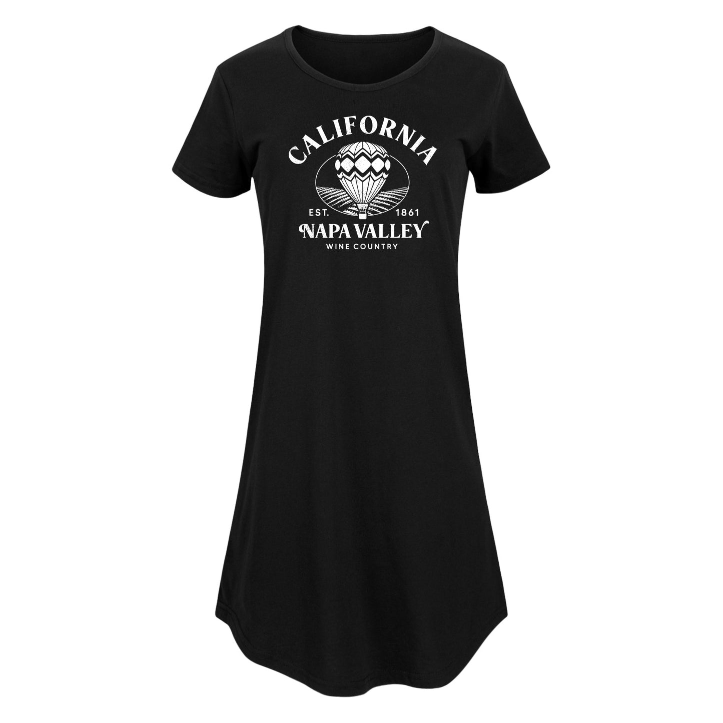 Instant Message - California Napa Valley Hot Air Balloon - Women's Any Way Dress