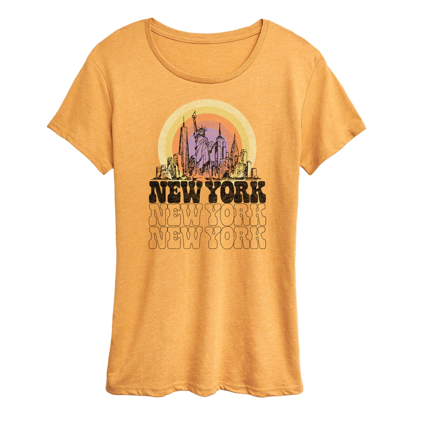 Instant Message - New York Vintage - Women's Short Sleeve Graphic T-Shirt