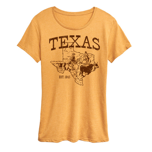 Instant Message - Texas - Women's Short Sleeve Graphic T-Shirt