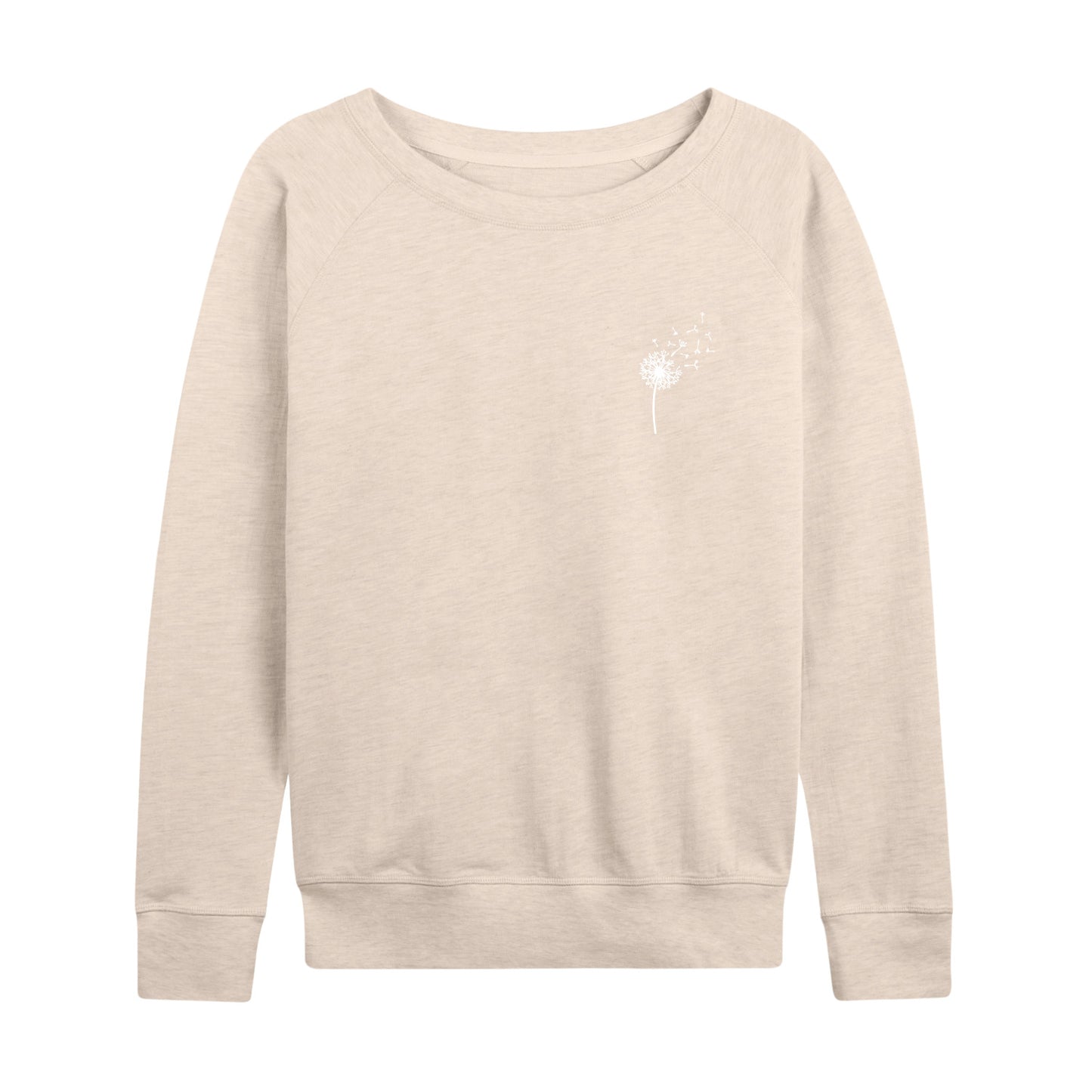 Instant Message - Dandelion - Women's Lightweight French Terry Long Sleeve Shirt